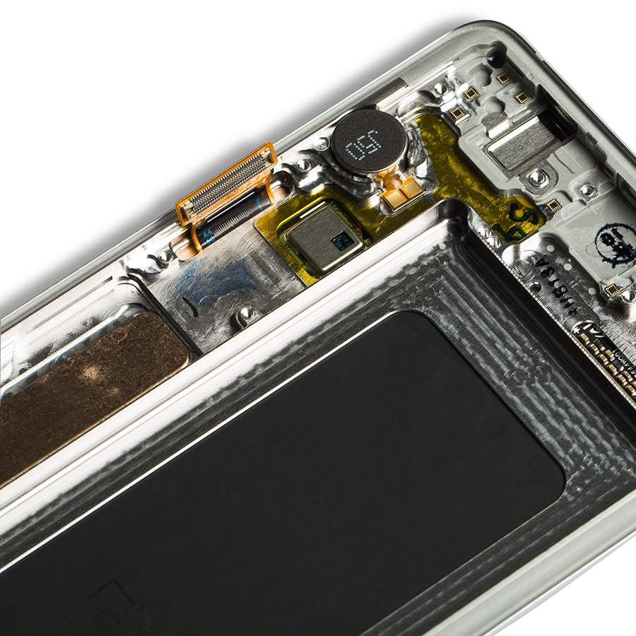 OLED Assembly With Frame For Samsung Galaxy S10 Plus (Service Pack) (Prism White)