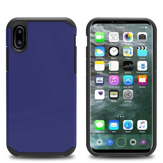 Slim Armor Protective Navy Blue Case for iPhone X iPhone XS
