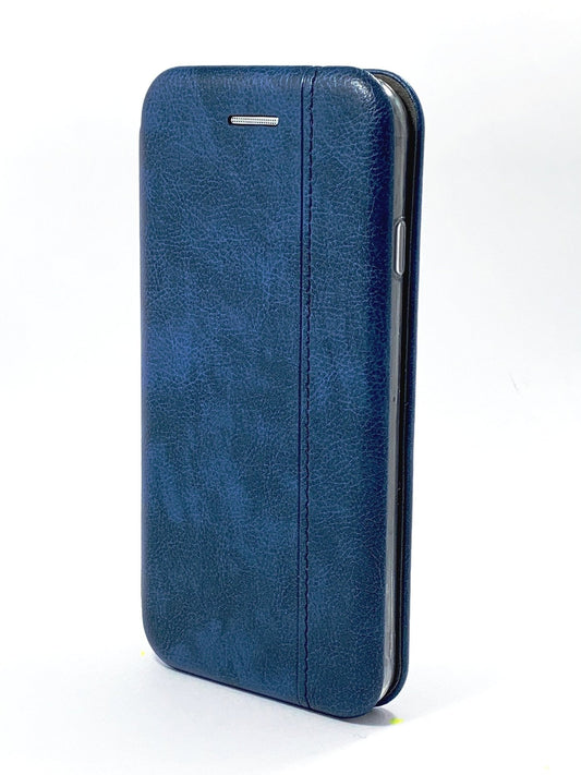 Wallet Leather Blue Navy Case iPhone XS MAX