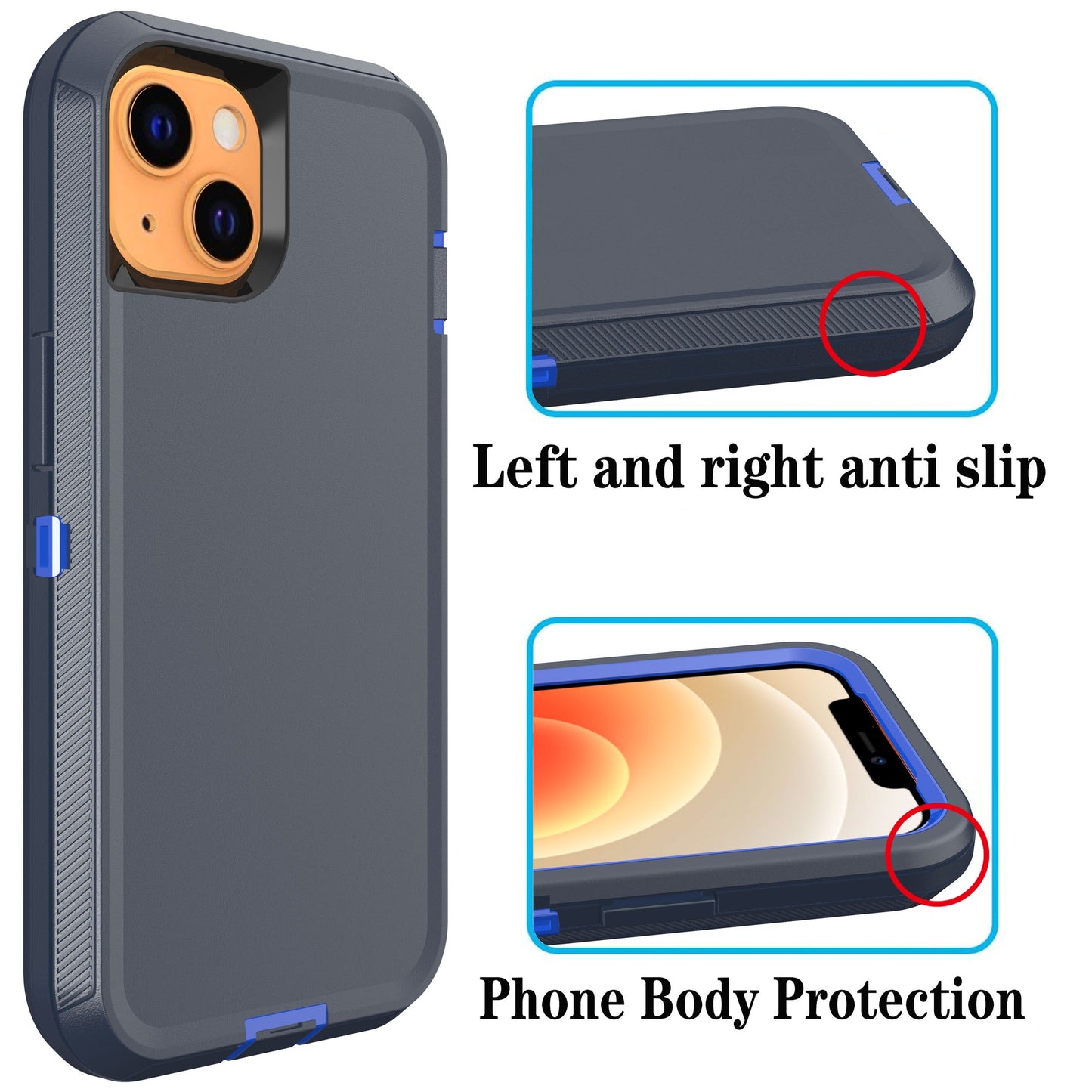 Defender Navy Blue Case for iPhone 14