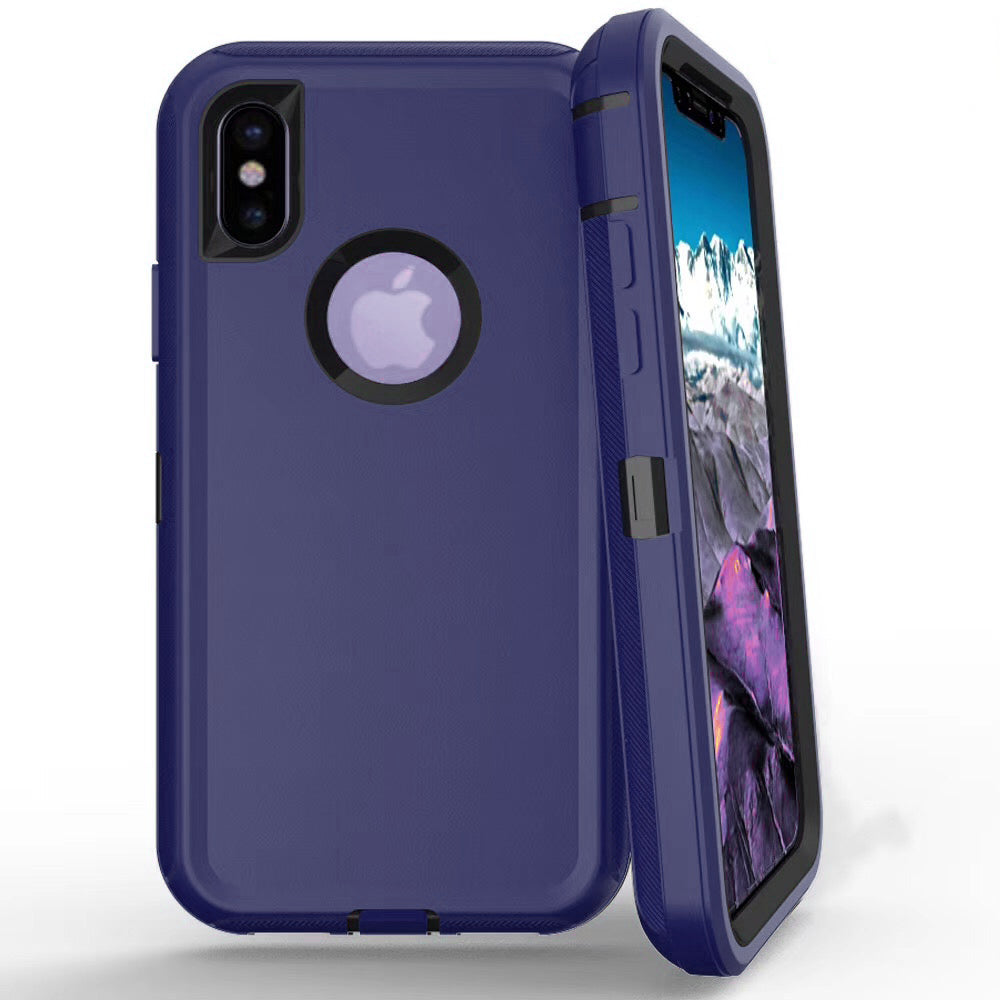 Defender Navy Blue Case for iPhone X iPhone XS