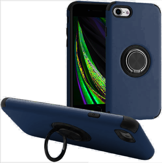 Hybrid Ring Case for iPhone 7 Navy blue