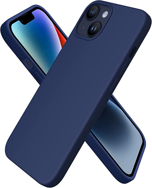 Hybrid Ring Navy Blue Case for iPhone 13 mini