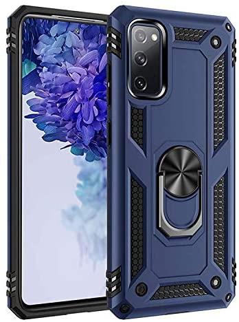 Blue Navy Hybrid Ring Case for Motorola EDGE (2021)