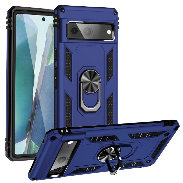 Blue Navy Hybrid Ring Case for Pixel 7 PRO