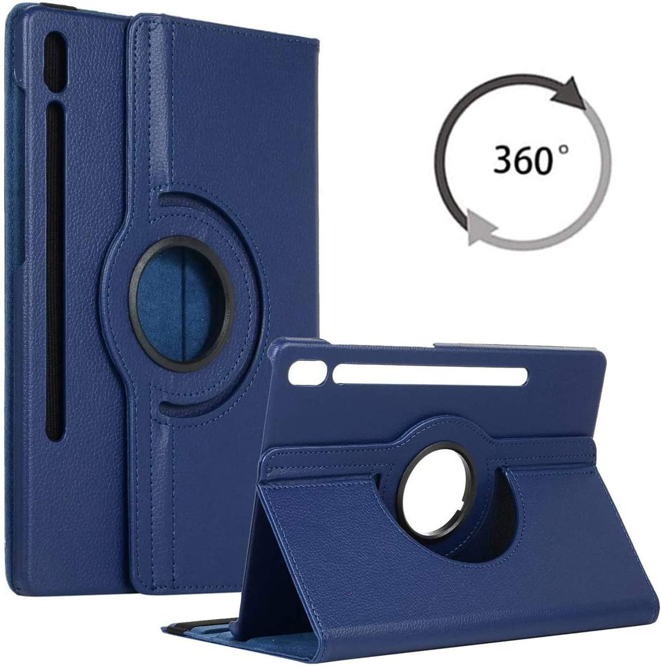 Samsung Tablet Flip Case For TAB S8 Navy Blue