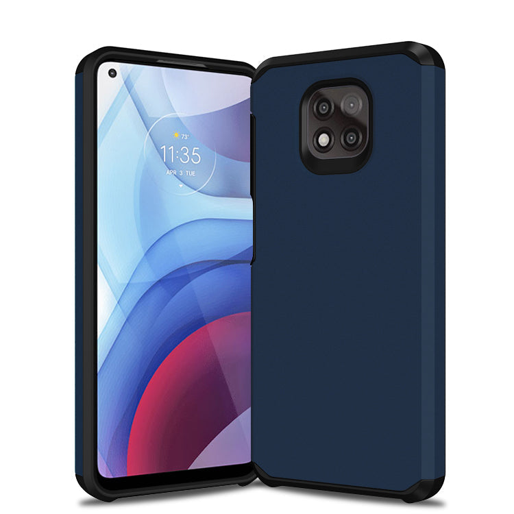 Slim Armor Protective Navy Blue Case for Motorola G POWER 2021