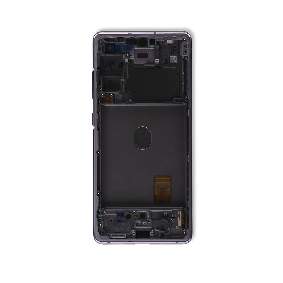 OLED Assembly With Frame For Samsung Galaxy S20 FE 4G / 5G (Service Pack) (Cloud Lavender)