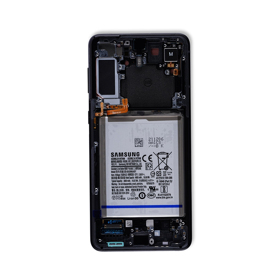 OLED Assembly With Frame For Samsung Galaxy S21 Plus 5G (Service Pack) (Phantom Black)
