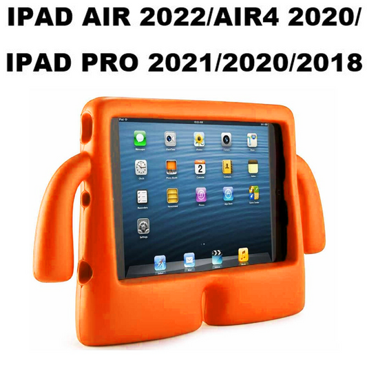 ORANGE 3D SILICON KID'S CASE IPAD 10.9 (2022) 10TH GEN