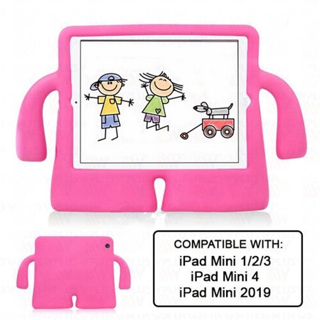 PINK 3D SILICON KID'S CASE IPAD MINI 2/3/4/5