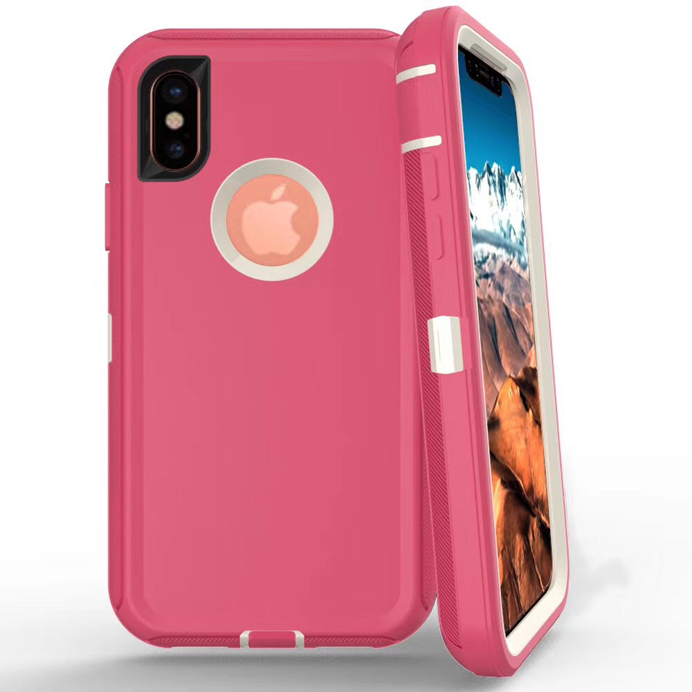 Defender Pink Case for iPhone XR