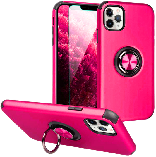 Hybrid Ring Case for iPhone 11 PRO MAX Pink