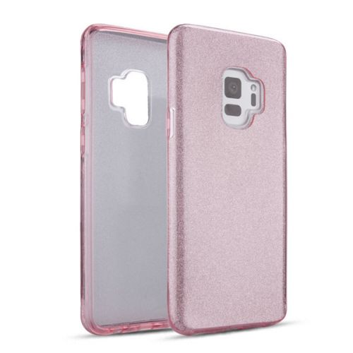 Glitter Silicone Pink Case For Samsung A8 (2018)