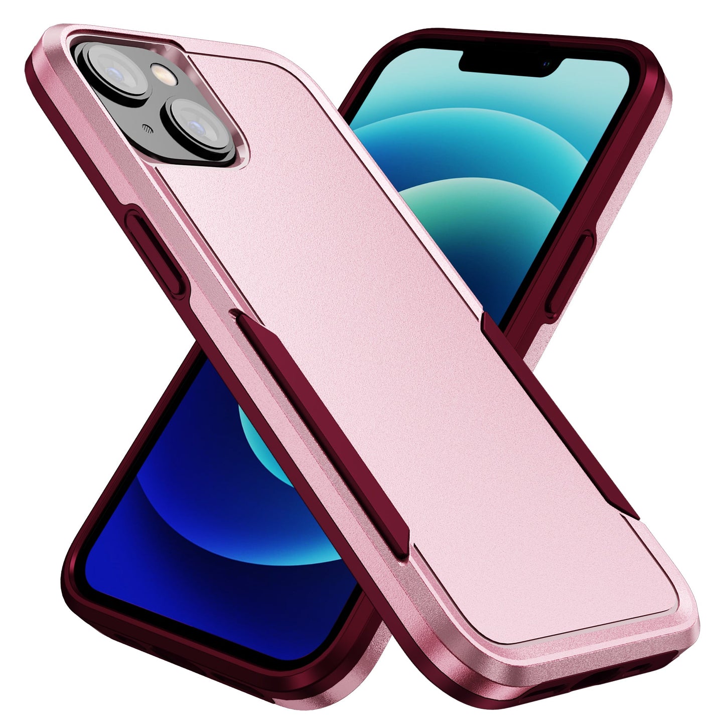 Commuter Pink Case for iPhone 15 Plus