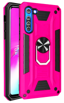 Hybrid Ring Case for Samsung A01 Pink