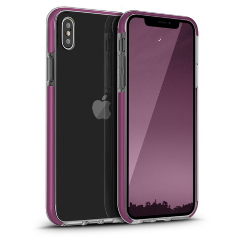 Clear Trim Case for iPhone XS MAX Pink