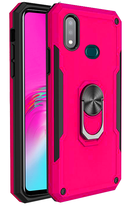Pink Hybrid Ring Case for Samsung A20S
