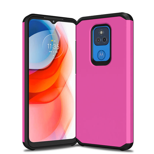 Slim Armor Protective Pink Case for Motorola G PLAY 2021