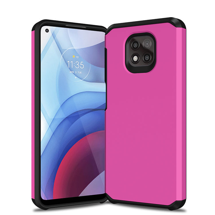 Slim Armor Protective Pink Case for Motorola G POWER 2021