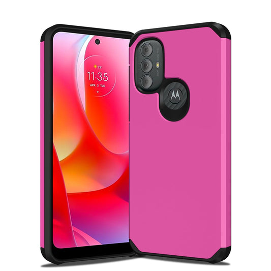 Slim Armor Protective Pink Case for Motorola G POWER 2022
