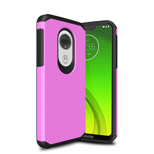 Slim Armor Protective Pink Case for Motorola G7 PLAY