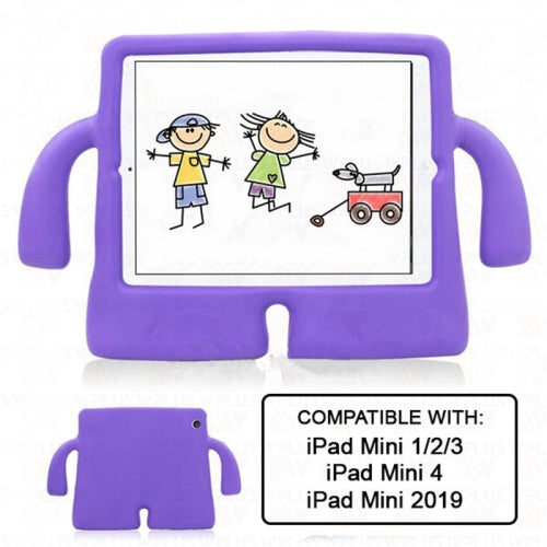 PURPLE 3D SILICON KID'S CASE IPAD MINI 2/3/4/5