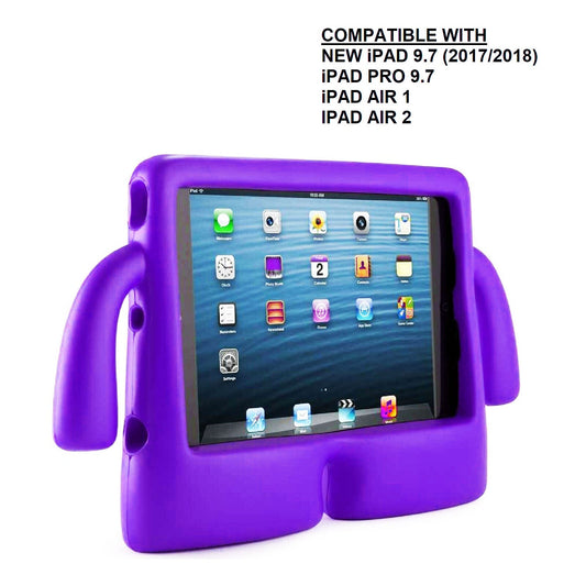 PURPLE 3D SILICON KID'S CASE NEW IPAD 9.7(2018/2017)