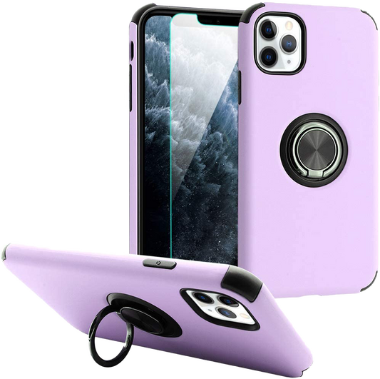 Hybrid Ring Case for iPhone 11 Purple