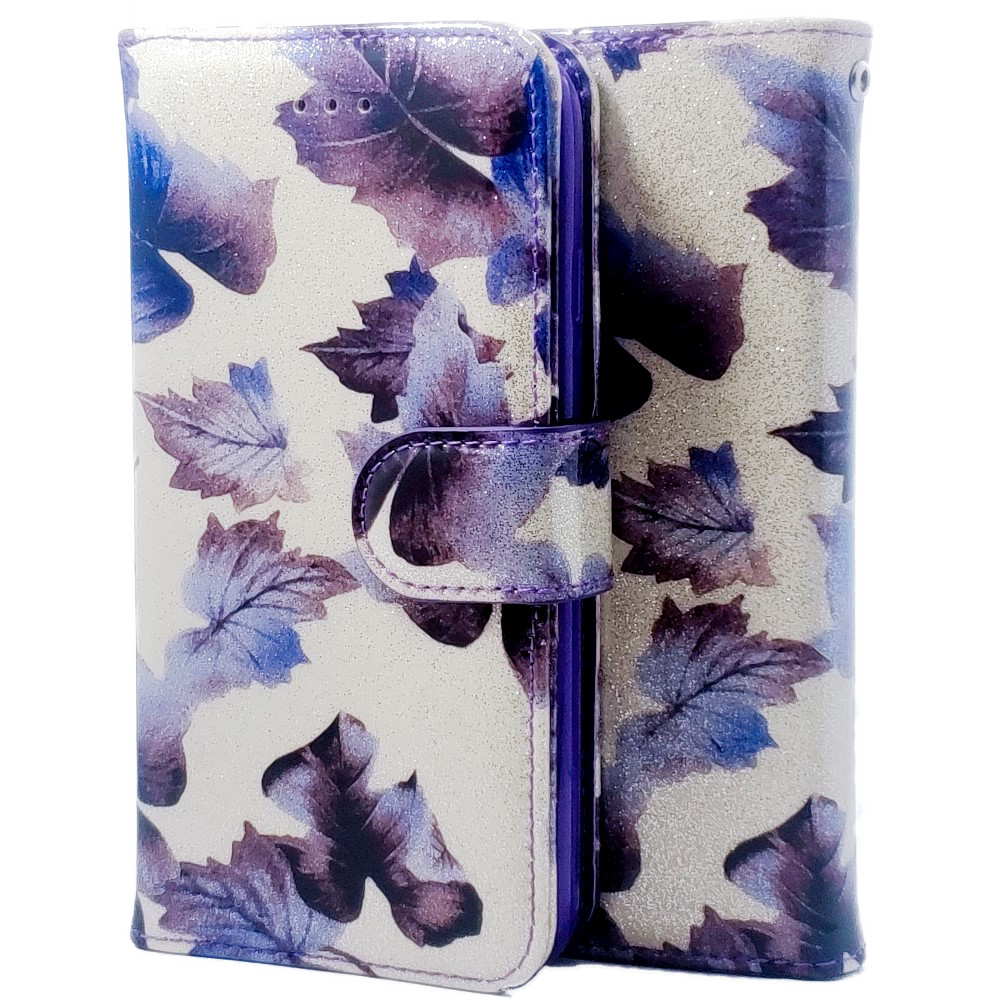 Purple Maple Wallet Case NOTE 10 PRO