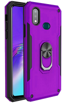 Purple Hybrid Ring Case for Samsung A20S