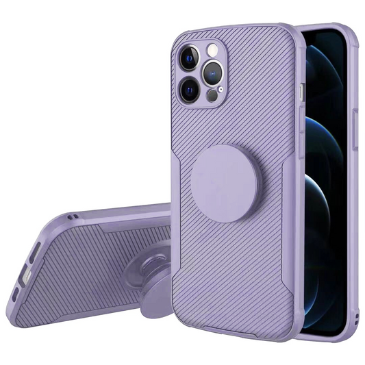 Silicone Popsocket For iPhone 13 PRO Max Purple