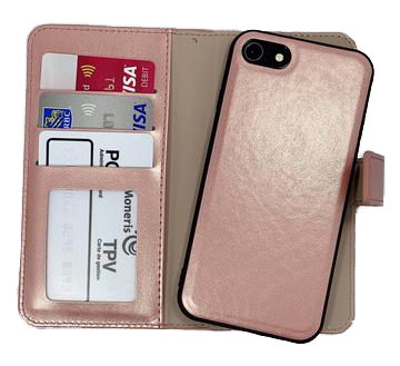Rose Gold Magnetic Wallet Case NOTE 10 PRO