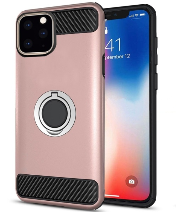 Hybrid Ring Rose Gold Case For iPhone 11 PRO MAX