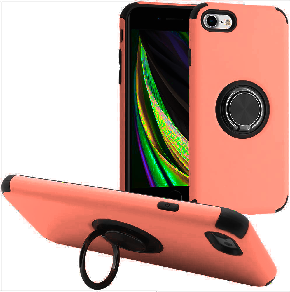 Hybrid Ring Case for iPhone 7 Rose Gold