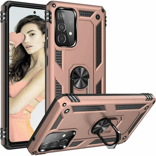 Rose Gold Hybrid Ring Case for Samsung A53