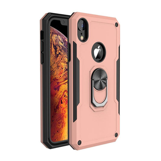 Rose Gold Hybrid Ring Case for Motorola G8 POWER