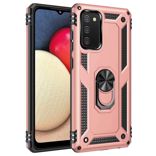 Rose Gold Hybrid Ring Case for Samsung A02S