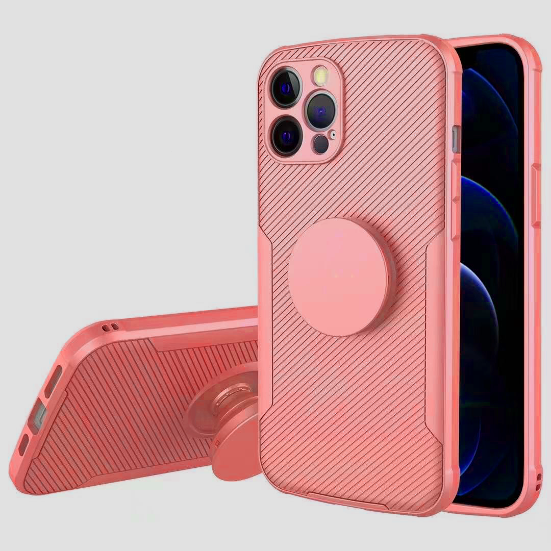 Silicone Popsocket For iPhone 13 PRO MAX Rose Gold