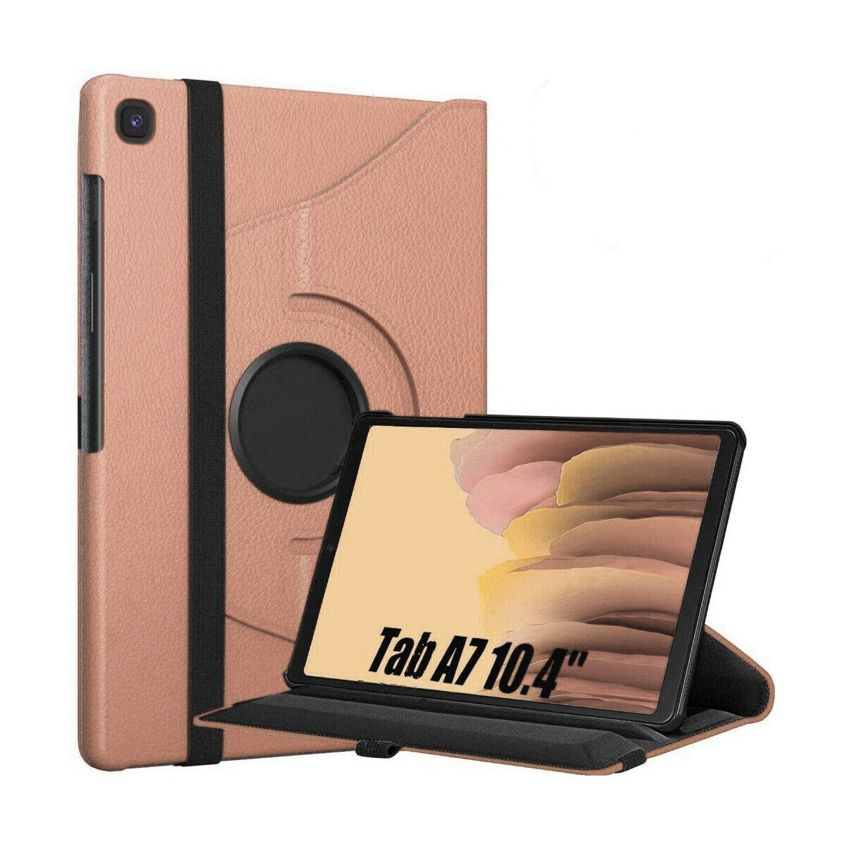 Samsung Tablet Flip Case For TAB A7 T500 Rose Gold