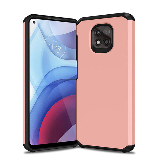Slim Armor Protective Rose Gold Case for Motorola G POWER 2021