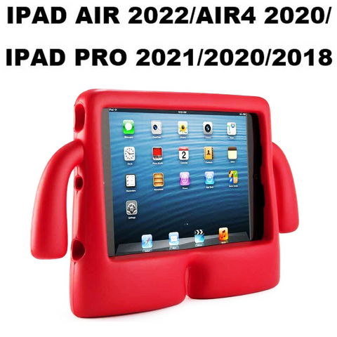 RED 3D SILICON KID'S CASE IPAD 10.9 (2022) 10TH GEN