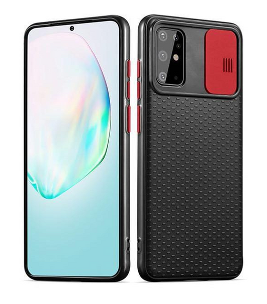 Red Camera Slide Cover For Samsung S20 PLUS