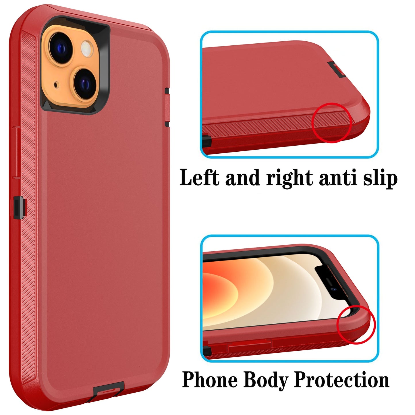 Defender Red Case for iPhone 14