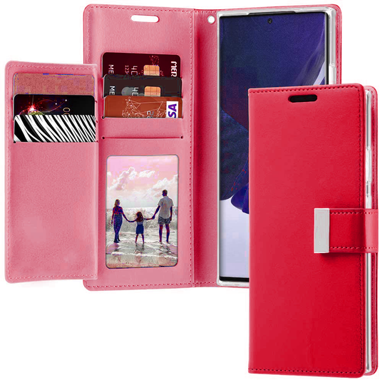 Red With Extra Card Slots Wallet Case Samsung S10 PLUS