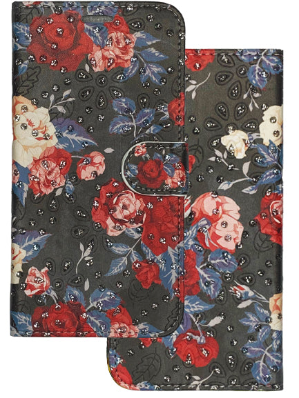 Red FLOWER NATR Wallet Case Samsung A52