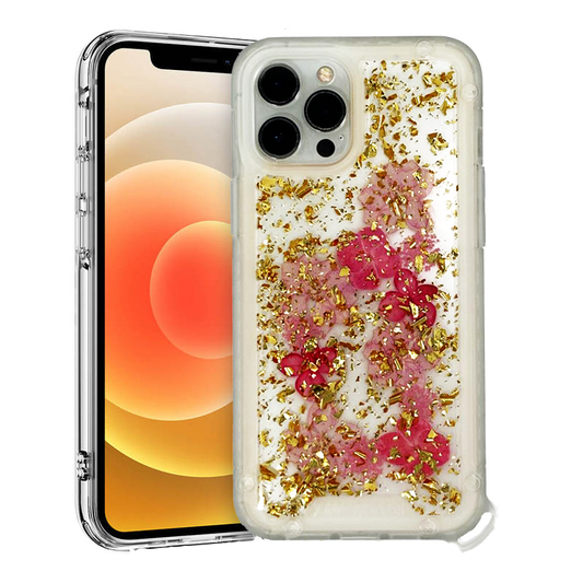 RED FLOWERS GLITZ IP 11 PRO MAX