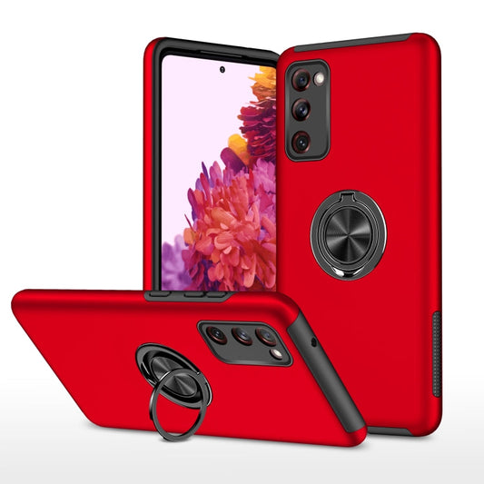 Hybrid Ring Case for Samsung S20 FE Red