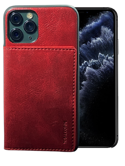 RED LTHR CARD INSRTR-TOB IP 11 PRO