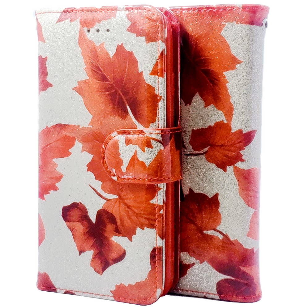 Red Maple Wallet Case NOTE 10 PRO